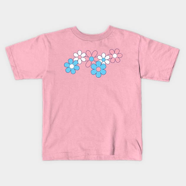 Daisy Trans Pride! Kids T-Shirt by DADDY DD